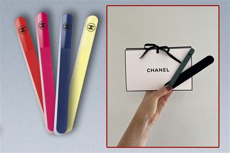 chanel nail files|Chanel nail file gift.